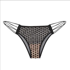 Victoria Secret embroidered mesh strappy bikini